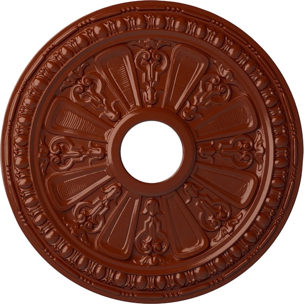 Ekena Millwork Raymond Ceiling Medallion (Fits Canopies up to 5 1/8"), 18 1/8"OD 3 5/8"ID x 1 1/8"P, Firebrick CM18RAFIF - main